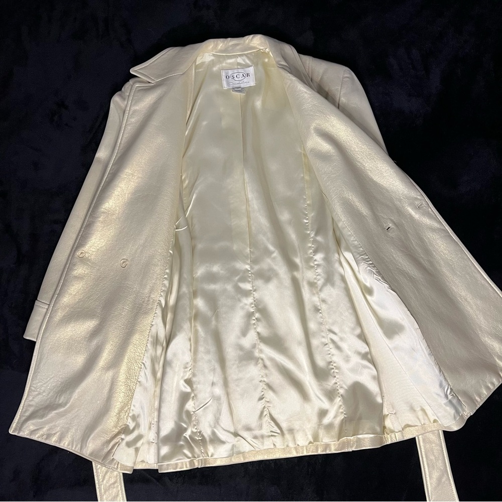 Vintage Oscar de la Renta Leather Jacket - Picture 5 of 11